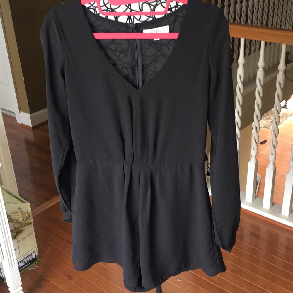 Barely used black romper